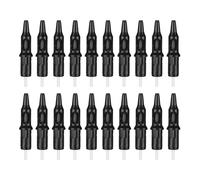 Ballpoint Pen Cartridges with Membrane 20pcs Apprentice Needles for Dotwork Drawing Practice on Papers Beginners Artists PVC Material Individually Packaged Compatible Spinners Guns