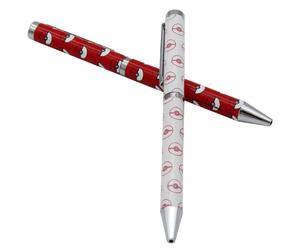 Ballpoint pen CYPBrands Pokémon Pokeball (x2) Blanc 6x1,8x20 cm