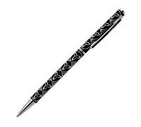 Ballpoint Pen in Black with Celtic Trinity, Sea Gems 0015