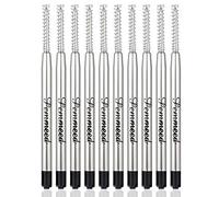 Ballpoint Pen Refills with Spring for Penneed B5/B6/B8 Pen, Parker Waterman Compatible Ballpoint Pen Refills Twist Action Medium Point 1.0mm Pack of 10(Black Ink)