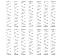 Ballpoint Pen Spring Replacements Stainless Steel 20pcs for Desk Pens | Easy Replacement, Consistent Ink Flow, Silver Finish, Office Spares for Teachers and Artists Back to School Party