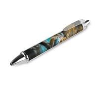 Ballpoint Pens 1 PCS, Relaxing Rain And Birds Sounds Retractable Smooth Writing Pens with Quick-Drying Ink, Comfort Grip Office Black Pens for Everyday Use, Bulk Office Supplies for Professionals