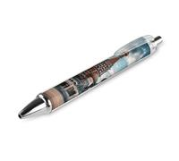 Ballpoint Pens 1 PCS, St Basil Cathedral Red Square In Moscow Retractable Smooth Writing Pens with Quick-Drying Ink, Comfort Grip Office Black Pens for Everyday Use, Bulk Office Supplies for Professio