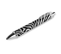 Ballpoint Pens with Pocket Clip Retractable Black Ink Pens Zebra Print Printed for Journaling Note Taking Office School Supplies Gifts for Women