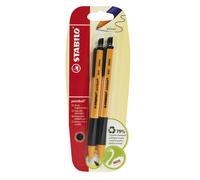 Ballpoint -STABILO pointball Black Pack of 2