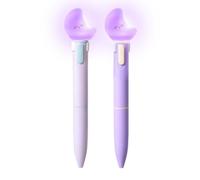 Ballpoint Writing Pens | Glowing Office Stationery | Twist Gel Ink Pens | for Artists Teachers Educators Journaling Studying Crafting Planning Sketching School Home Office Classroom