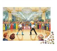 Ballroom Dance-Off Wooden Jigsaw Puzzle Waterproof 1000 Piece Puzzles for Adults Gifts Colourful Challenging Games