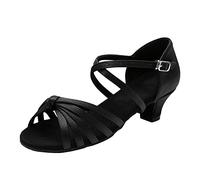 Ballroom Dance Shoes Women | Silver Latin Dance Shoes For Women Salsa Tango Performence Dancing Shoes Fashion Dressy Sandals Small Heels Tango Dance Shoes Soft Sole Salsa Dance Shoes Greek Sandals