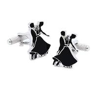 Ballroom Dancers Quality Cufflinks Boxed Gift by Onyx-Art (CK894)