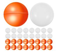 Balls, 50Pcs Bingo Ball Hollow Lotto Ball 4CM Yellow White Plastic Hollow Balls Openable Raffle Balls Vending Machine Balls with No Number for New Year Birthday Party Supplies
