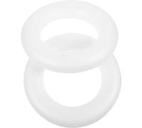 Balls Circles Foam Wreath Forms 2pcs Craft Foam Ring Foam Circles Round Rings for Wreath DIY Crafts Christmas Holidays Decorations Sheets Wreath Frame