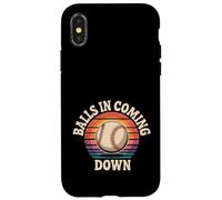 Balls In Coming Down Baseball Outfielder Catcher - Case for iPhone X/XS