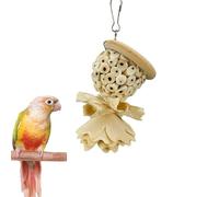 Balls with Bird Toy and Parrot Toy Are A Brush Toy That Chews A Safe And Healthy Plant, Which Relieves Boring And The Secret Joy Of Relieving, Torn
