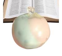 Balls with Pad, 2.36x2.36 inches Slow-Rebound Sound Effect Fidget Toy, Stress Toys, Heavy Rubber Piece, Simple Yellow Style for Office Meditation Home Outdoor Relaxation School Meetings Accessories