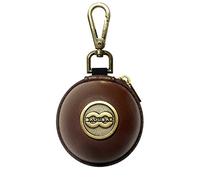 Ballsak Pro - Brass/Brown - Clip-on Cue Ball Case, Cue Ball Bag for Attaching Cue Balls, Pool Balls, Billiard Balls, Training Balls to Your Cue Stick Bag EXTRA STRONG STRAP DESIGN!