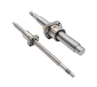 BallScrew SFU2005 SFU2010 20MM Diameter 5mm 10mm Lead End Machined Ballscrew Rod + Single Ball Nut For CNC Engraver Milling Router(SFU2005,1050mm)