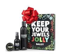 Ballsy Gift Set For Men, Jolly Jewels Pack, Includes Body Wash, Deodorizing Spray, and Cologne Rub, Men Hygiene Products, Mens Body Care, Ball Wash For Men Christmas Gift Pack, Citrus & Cedar