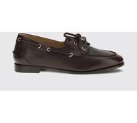 BALLY Plume Leather Boat Loafers - Size: 40 - female