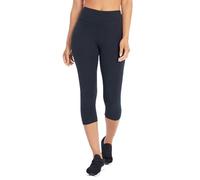 Bally Total Fitness Womens High Rise Tummy Control Capri Legging, Black, X-Large