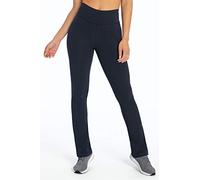 Bally Total Fitness Women's High Rise Tummy Control Pant, Black, Large