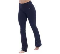 Bally Total Fitness Womens Tummy Control Long Pant 34", Black, Small