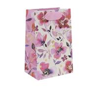 Ballyhoo Delicate Blossom Perfume Gift Bag, For Birthdays and Other Celebrations, Perfect for Smaller Presents, 12.7 x 20.3 x 10 cms, Multi-Coloured