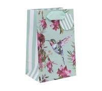 Ballyhoo Hummingbird Perfume Gift Bag, for Birthdays and Other Celebrations, Perfect for Smaller Presents, 12.7 x 20.3 x 10 cms, Multi-Coloured