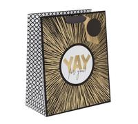 Ballyhoo Large Yay for You Gift Bag, for Birthdays and Other Celebrations, 31.5 x 26 x 13.5 cms, Multi-Coloured