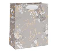 Ballyhoo Medium Birthday Gift Bag Just for You Floral, 25.3 x 21.5 x 10.2 mm