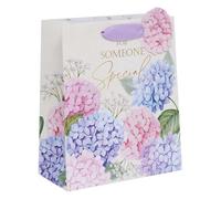 Ballyhoo Medium Happy Birthday Gift Bag Special Hydrangeas, 25.3 x 21.5 x 10.2 mm, Multi-Coloured