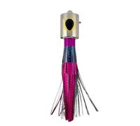 Ballyhood Original Cowbell High Speed Banchee Saltwater Trolling Lure for Wahoo Rigged with Cable and Hook