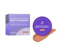 Balm Foundation for Mature Skin, Natural Medium Buildable Coverage, Age-Defying Hydrating Coverage Foundation Balm, Long Lasting Tinted Moisturiser for Natural Finish (D)