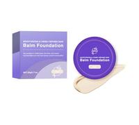 Balm Foundation for Mature Skin, Natural Medium Buildable Coverage, Age-Defying Hydrating Coverage Foundation Balm, Long Lasting Tinted Moisturiser for Natural Finish (A)