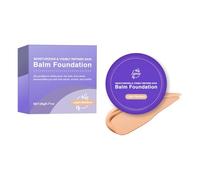 Balm Foundation for Mature Skin, Natural Medium Buildable Coverage, Age-Defying Hydrating Coverage Foundation Balm, Long Lasting Tinted Moisturiser for Natural Finish (C)