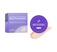 Balm Foundation for Mature Skin, Natural Medium Buildable Coverage, Age-Defying Hydrating Coverage Foundation Balm, Long Lasting Tinted Moisturiser for Natural Finish (B)
