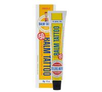 BALM TATTOO - Sun Cream for Tattoos - Solar Tattoo Balm 75 - High protection UVA + UVB - SPF 50+ - Moisturizes and Regenerates the Skin - No Parabens or Colourants - Skin Use - 30 gr