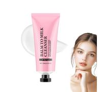 Balm to Milk Cleanser, 2 In 1 Facial Cleanser, Watery Instant Cleansing Gel, Effectively Cleanses the Skin from Makeup and Impurities, Vleaves the Face Silky Soft, for All Skin Types (1pcs)
