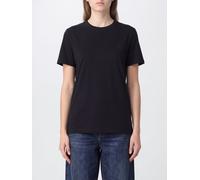 BALMAIN Cotton Crewneck T-shirt with a Tone-on-Tone Embossed Logo - Size: L - female