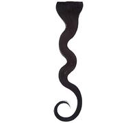 Balmain DoubleHair Extensions Human Hair, 55 cm Length, Number 1 Black, 0.055 kg