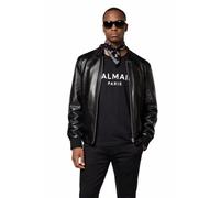 Balmain Flocked Logo Straight Fit T-Shirt Cotton Shirt Paris Logo Tee Top BNWT M