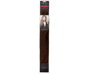 Balmain HairXpression Human Hair 25-Pieces, 50 cm Length, 4 Medium Brown, 190 g