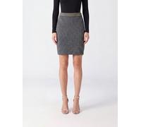 BALMAIN High-Waisted Knit Mini Pencil Skirt with Sequin Embroidery - Size: 40 - female
