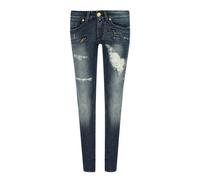 Balmain Womens FP5359J4362 Blue Jeans Cotton - Size 24W/32L