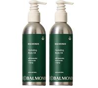 Balmonds Hydrating Body Oil 200ml - 100% Natural, Suitable for Sensitive, Dry or Rough Skin - Massage, Baby (Pack of 2)