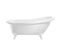 Balmoral 1700mm Single Ended Slipper Bath With White Claw & Ball Feet