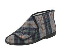 Balmoral Mens Balmoral Patterned Slipper Boot - Navy - UK 8