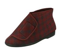 Balmoral Mens Balmoral Slipper Boots VB P7251 - Burgundy - UK 8