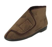 Balmoral Mens Boot Slippers VB K4299 - Olive Textile - UK Size 11 - EU Size 45 - US Size 12