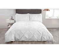 Balmoral Pintuck Duvet Set, Super King,White