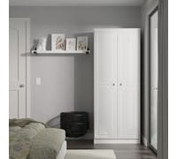 Balmoral Tall Wardrobe White 2 Doors 182cm